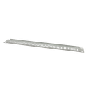 19" Perforiertes Blindpanel 1HE, grau