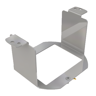 Steckdoseneinsatz für 2x FLF, leer 