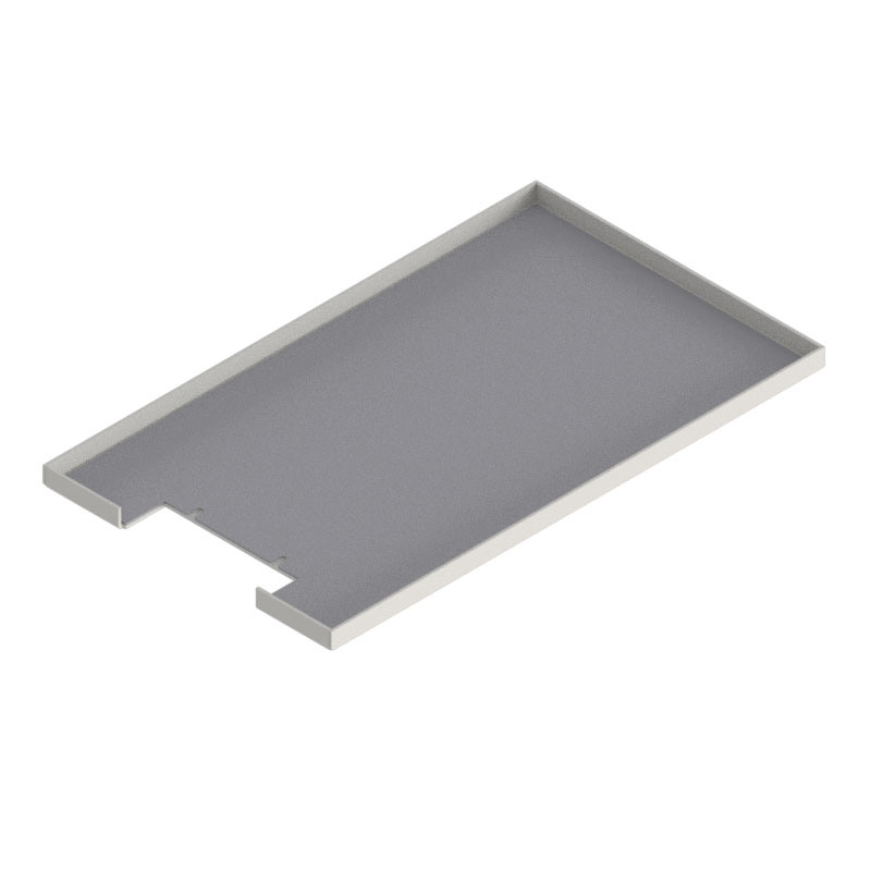 Deckel für Bürstenauslass zu UBK 300 mit Kante geschlossen, für 15mm Vertiefung