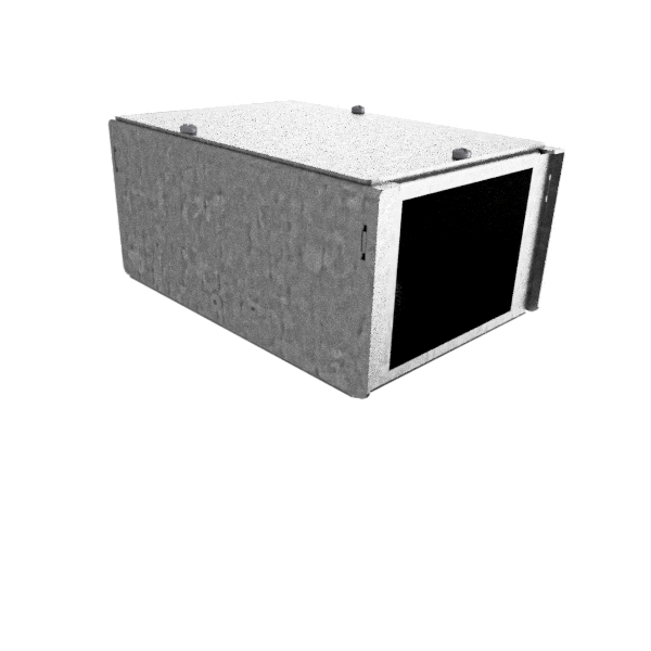 [DBV 100 201] Anschlussbox DBV 100 für 2 FLF vertikal aus SVZ, leer