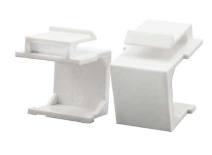 Keystone Modul Blind-Abdeckung, weiss, Set(Preis) à 10 Stück