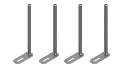 [UBD 001 145] Nivellierschrauben Länge 145mm