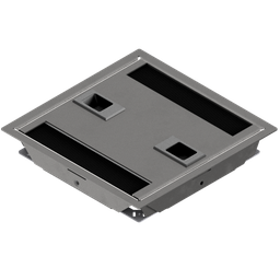 [DBR 180 002] Sortie de sol double 180 en acier inoxydable avec bord