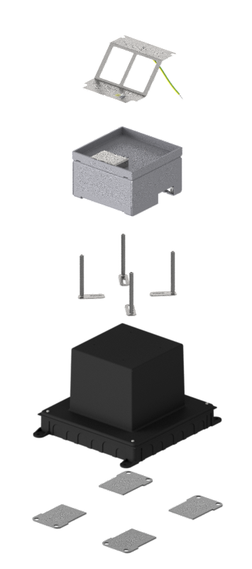 Nivellierschrauben Länge 145mm