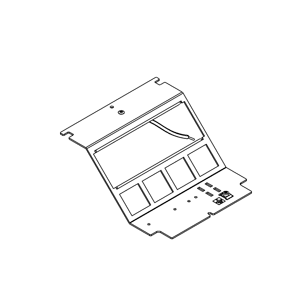 Steckdoseneinsatz für 3Stk. 45x45 und 4Stk. MH Ausschnitte