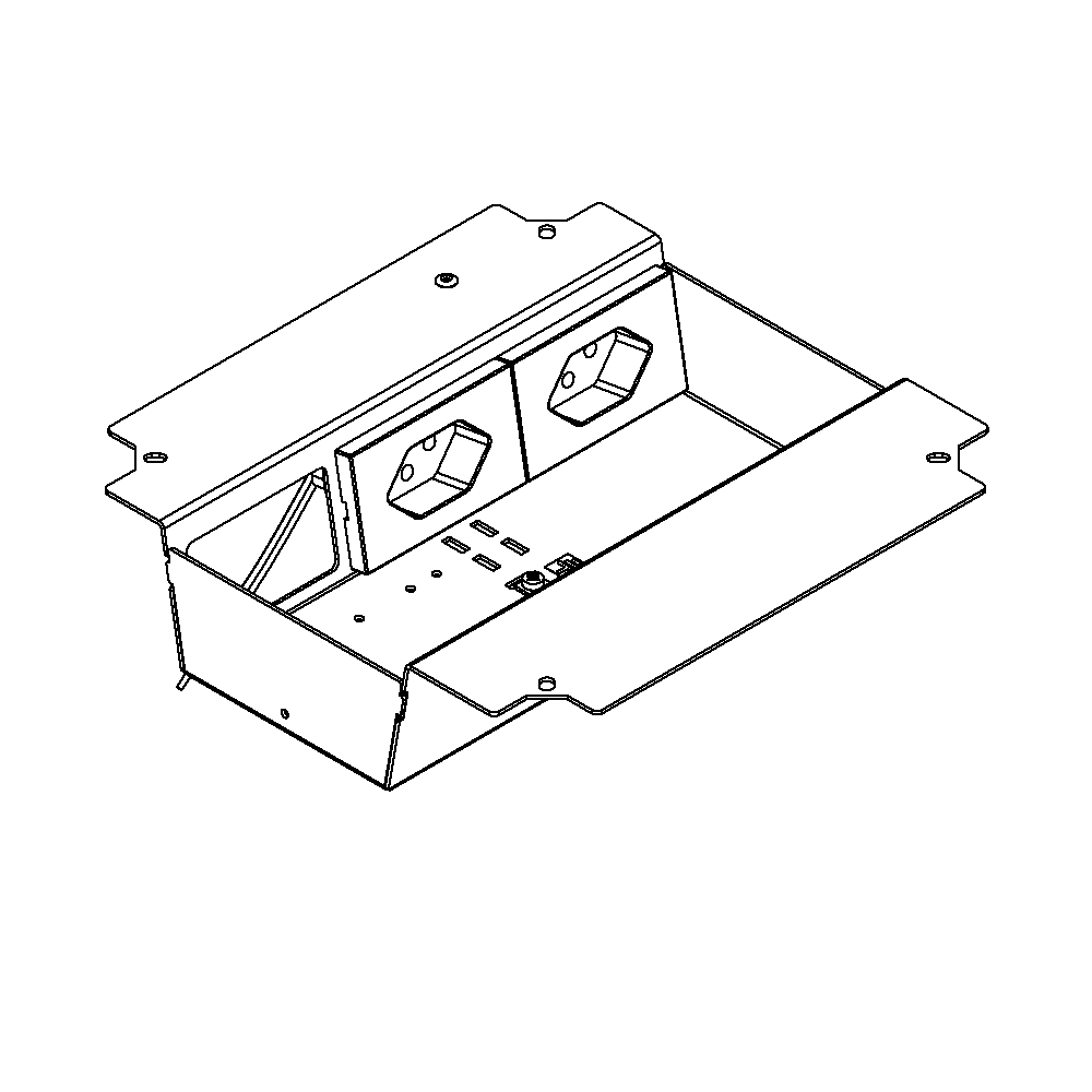 Steckdoseneinsatz für 3+2 FLF inkl. 2xT13, weiss