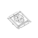 Steckdoseneinsatz für 2x FLF, inkl. 1x 3xT13 weiss