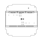 Steckdoseneinsatz für  2x3 FLF inkl. 3x 1xT13, weiss