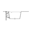 Steckdoseneinsatz für 2x5 FLF inkl. 4x 1xT13, weiss, und 1xT13, schwarz