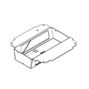 Steckdoseneinsatz mit 2x4Stk. 45x45 Ausschnitte