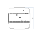 Steckdoseneinsatz für 2x7 FLF inkl. 1x 3xT13, weiss