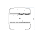 Steckdoseneinsatz für 2x7 FLF inkl. 2x 3xT13, weiss