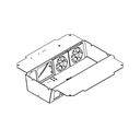 Steckdoseneinsatz für 2x7 FLF inkl. 2x 3xT13, weiss