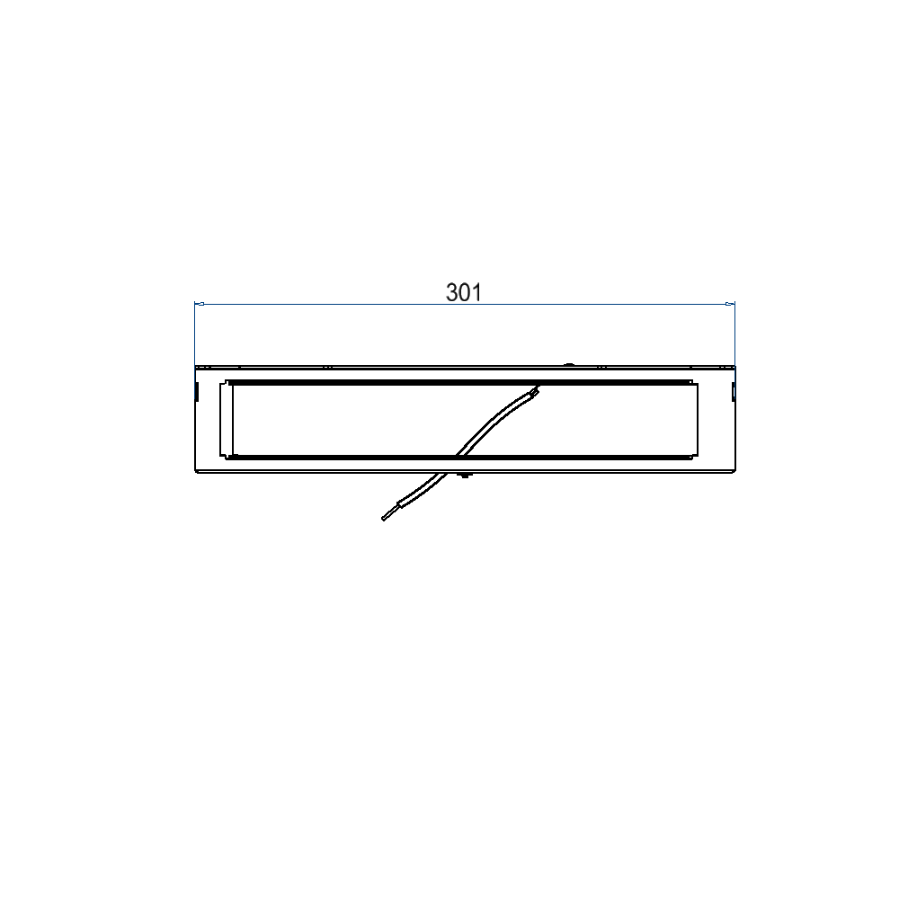 Steckdoseneinsatz mit 2x 6 Stk. 45x45 Ausschnitten