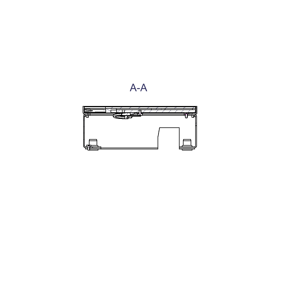 Schwerlast-Unterflur-Bodendose UBD 160 small aus Chromstahl inkl. belegtem Deckel und 4mm Verstärkungsplatte und 1 Bürstenauslass