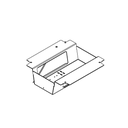 Steckdoseneinsatz für 2x3Stk. 45x45 Ausschnitte, leer