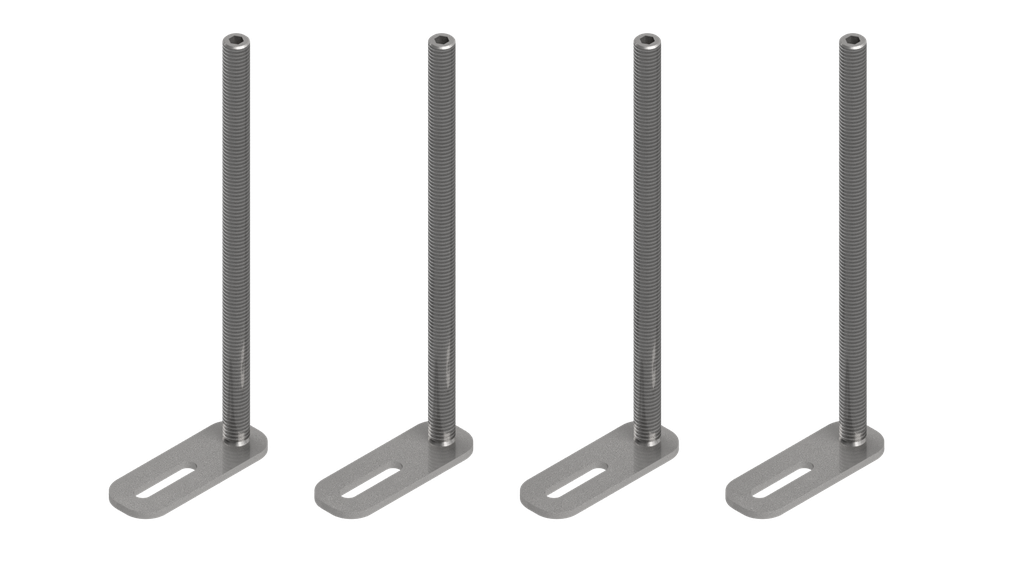 [UBD 001 145] Nivellierschrauben Länge 145mm