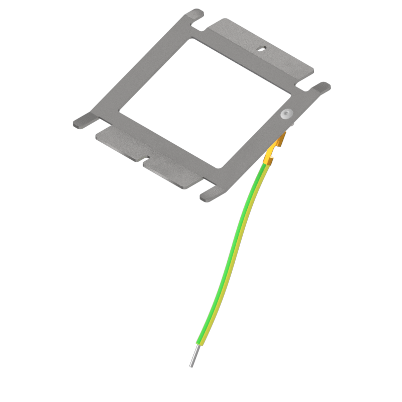 [UBD 100 115] Steckdoseneinsatz für 2x FLF, leer