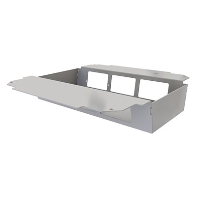 [UBD 260 265] Steckdoseneinsatz horizontal für 2x3 FLF, leer