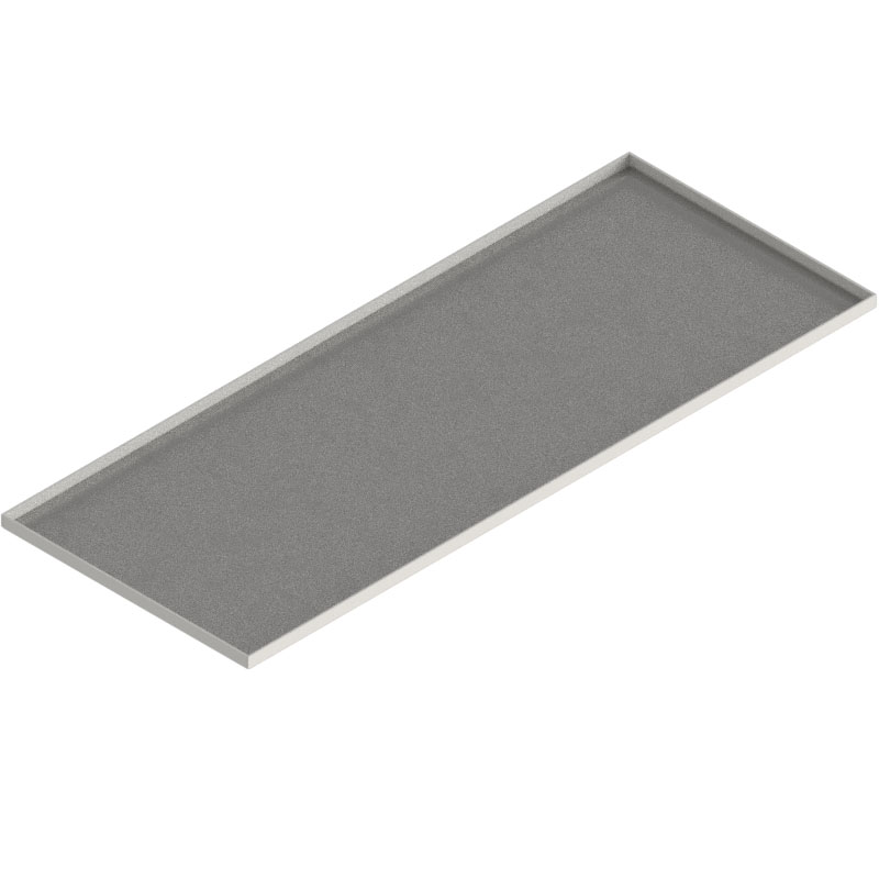 Blind-Deckel zu UBK 400 mit Kante geschlossen aus ALU 2.5mm, 15mm Vertiefung