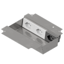 [UBD 215 229] Steckdoseneinsatz für 3+2 FLF inkl. 2x T13, weiss + 1x T13, schwarz