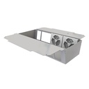 [UBD 321 334] Élément de prise pour 2x7 FLF, 2x 3xT13 blanc inclus