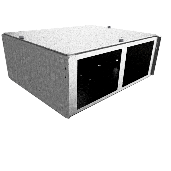 [DBV 100 401] Anschlussbox für 4 FLF vertikal aus SVZ, leer