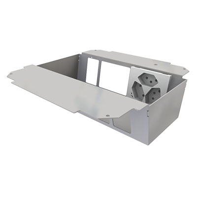 Élément de prise pour 2x5 FLF, inclus 1x 3xT13/s blanc 