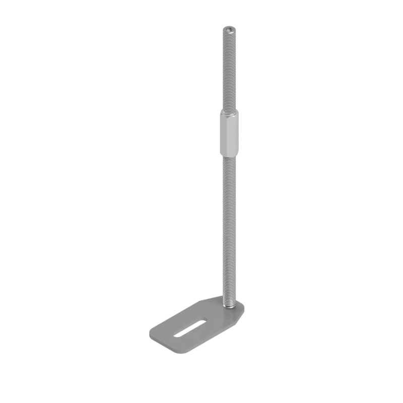 [UBD 002 270] Nivellierschrauben M10, Länge 270mm (Niv. 170mm + Verl. 100mm)