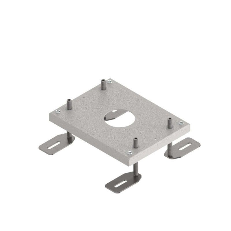 Aufstock-Rahmen aus SVZ inkl. 95mm Nivellierschrauben zu UBD 100 und 130