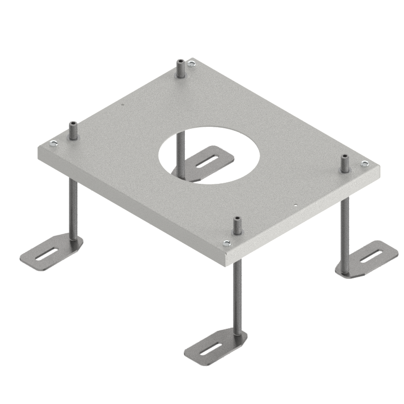 [UBD 160 211] Aufstock-Rahmen aus SVZ inkl. 170mm Nivellierschrauben zu UBD 160 und 210