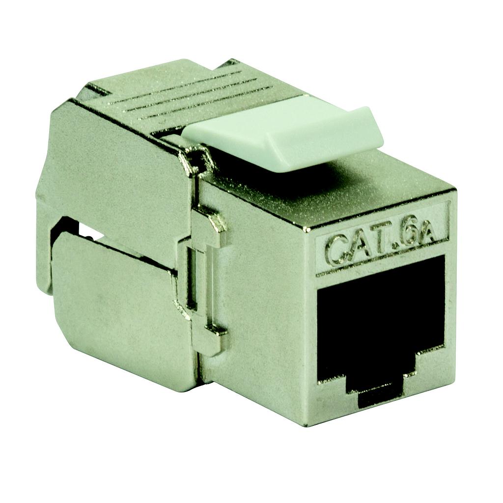 Keystone-Anschlussmodul PrimeLine RJ45 Cat.6A geschirmt - Ausverkauf