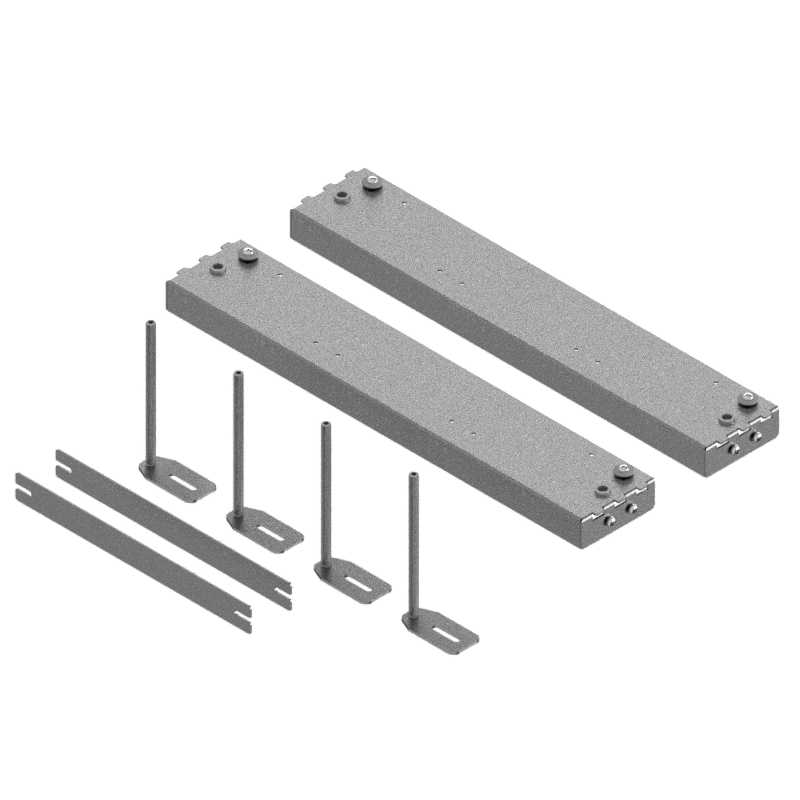 [UBD 260 321] Aufstock-Rahmen aus SVZ inkl. 170mm Nivellierschrauben zu UBD 260 und 320