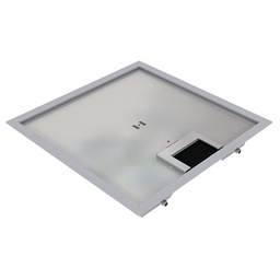 [DBR 210 051] Doppelboden-Auslass DBR 210 aus Chromstahl inkl. Deckel (SVZ) mit 5mm Vertiefung, Rand und 1 Bürstenauslass