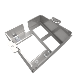 [DBS 100 045] Steckdoseneinsatz für 1x 45x45 und 2 MH, leer 