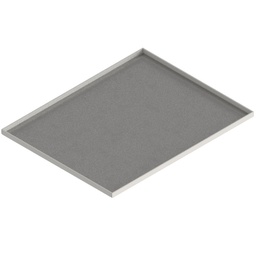 [UBK 401 121] Blind-Deckel zu UBK 400 mit Kante geschlossen aus ALU 2.5mm, 12mm Vertiefung