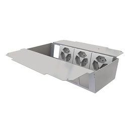 [UBD 321 336] Élément de prise pour 2x7 FLF, 3x 3xT13 blanc inclus