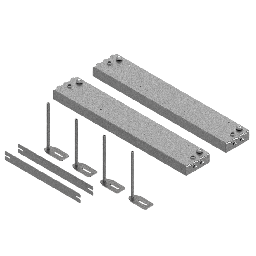 [UBD 260 321] Aufstock-Rahmen aus SVZ inkl. 170mm Nivellierschrauben zu UBD 260 und 320